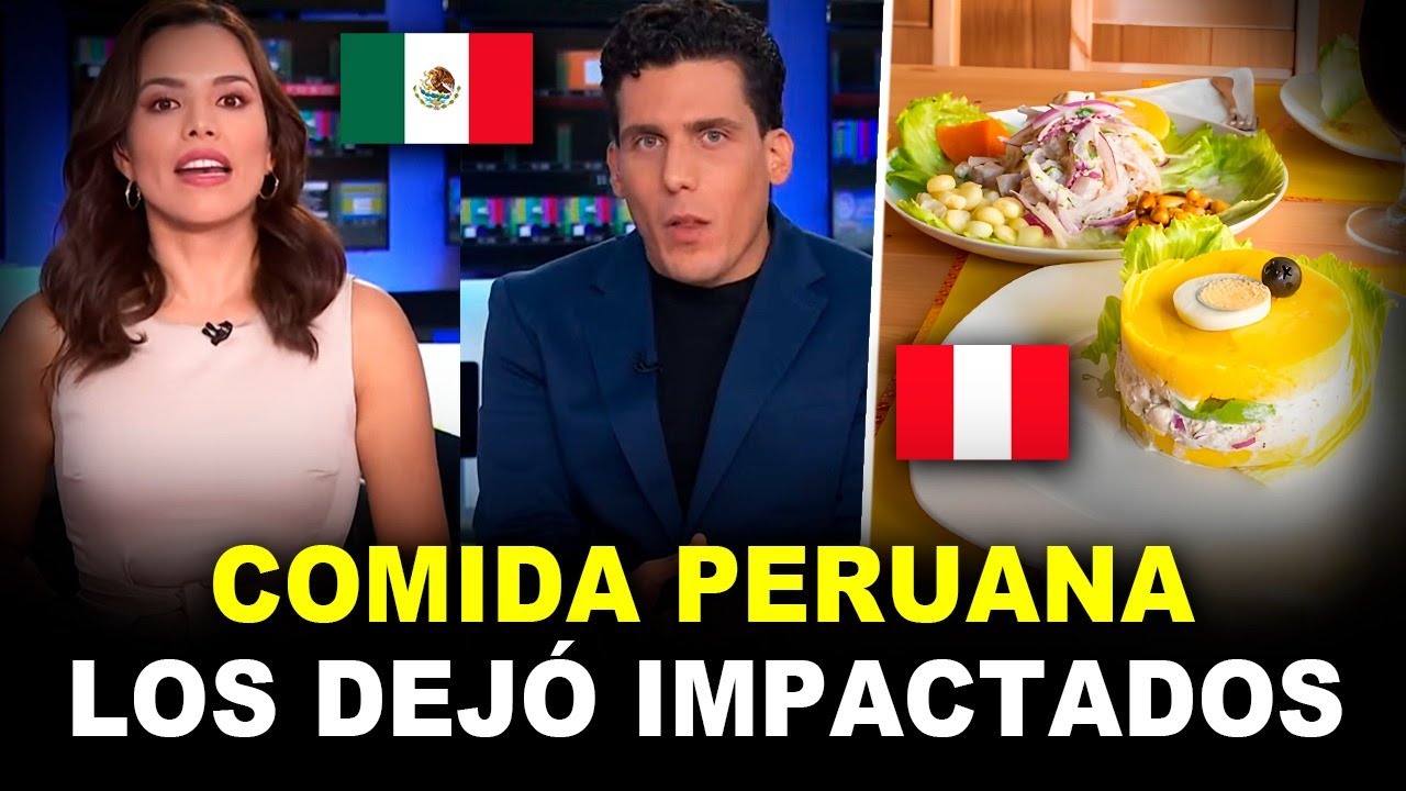 🤯Presentadores Mexicanos IMPACTADOS con la DELICIOSA comida peruana en esta RECOPILACIÓN