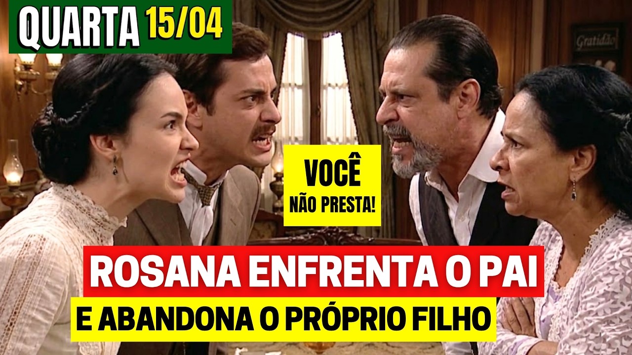 TERRA NOSTRA Cap&iacute;tulo de Hoje QUARTA 15/04 - Resumo Completo Novela Vale a Pena Ver de Novo Globo