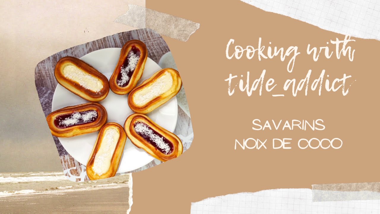 SAVARINS NOIX DE COCO (Moule Flexipan de Guy Demarle)