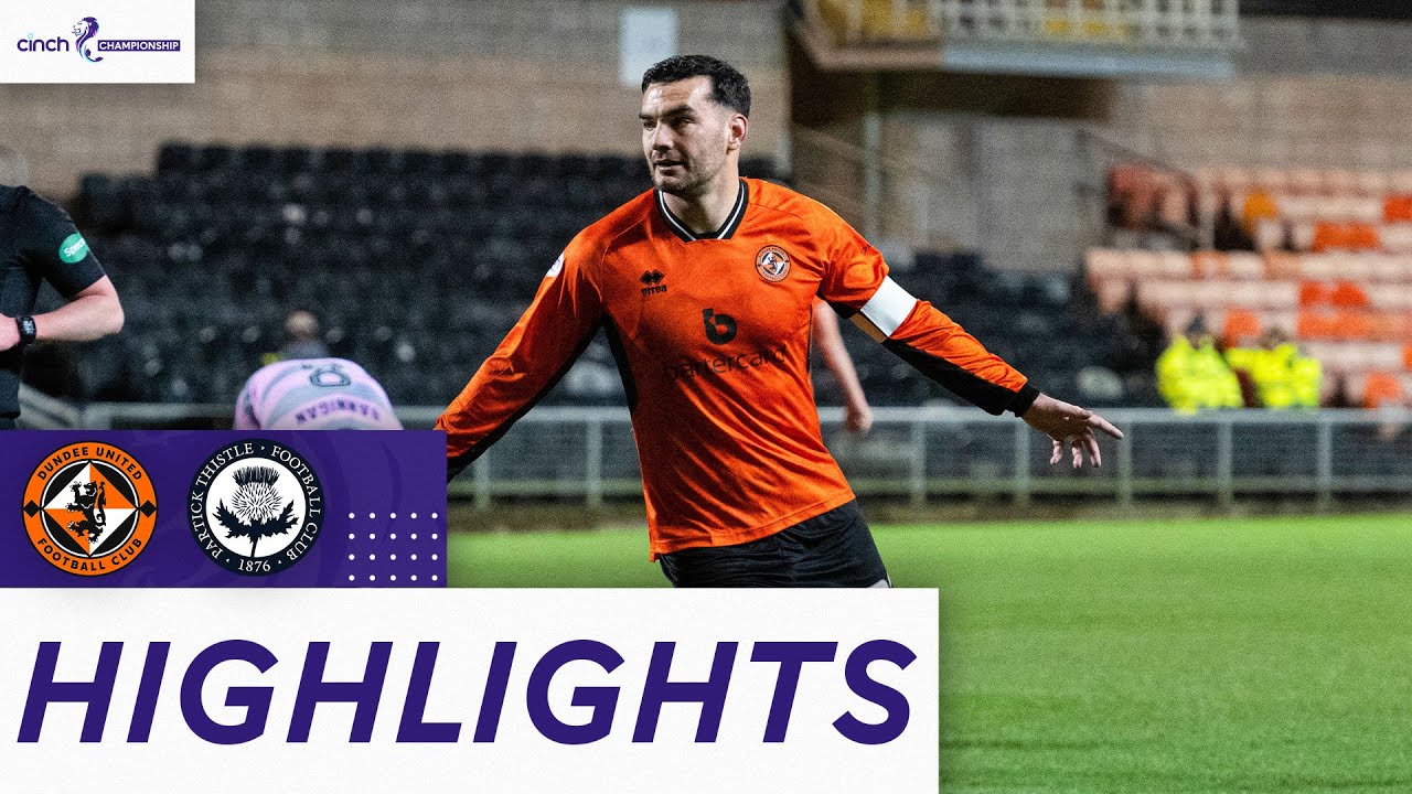 Dundee Utd 3-0 Partick Thistle | Incredible Watt Hat-Trick Seals Tangerines Win | cinch Championship