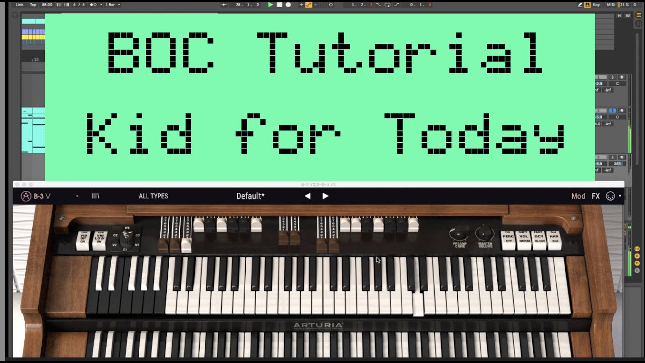 Boards of Canada - Kid for Today (Cover With Tutorial)