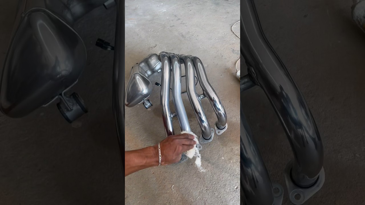 Segredo Revelado ( Como Deixa Escape De Inox Zerooo P2)#escape #motos #hornet #pintura #project #fly