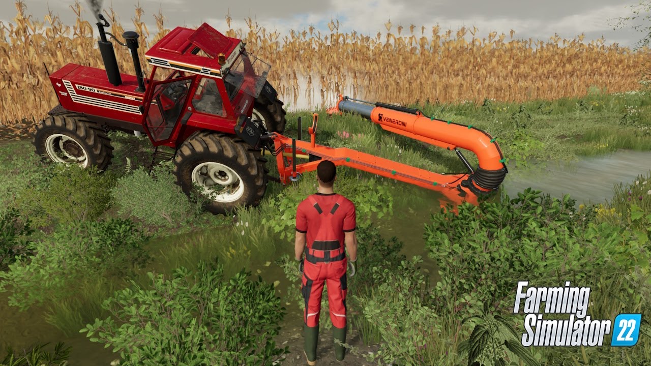 IRRIGAZIONE MAIS CON TURBINA VENERONI - FIATAGRI 180-90