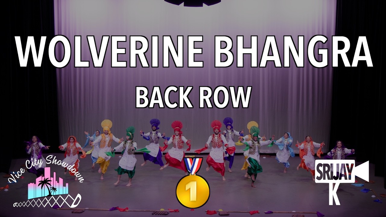 [1st Place] Wolverine Bhangra | Vice City Showdown [Back Row]