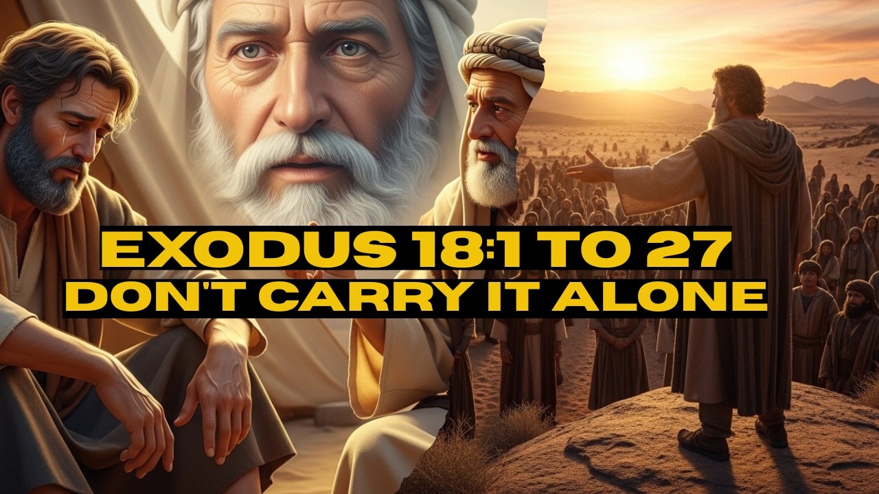 EXODUS 18:1 TO 27 -  Don’t Carry It Alone