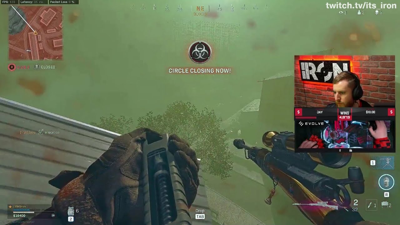 IRON DOES INSANE 200 IQ GAS PLAY TO WIN GAME🤯