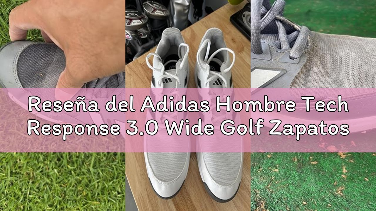 Reseña del Adidas Hombre Tech Response 3.0 Wide Golf Zapatos