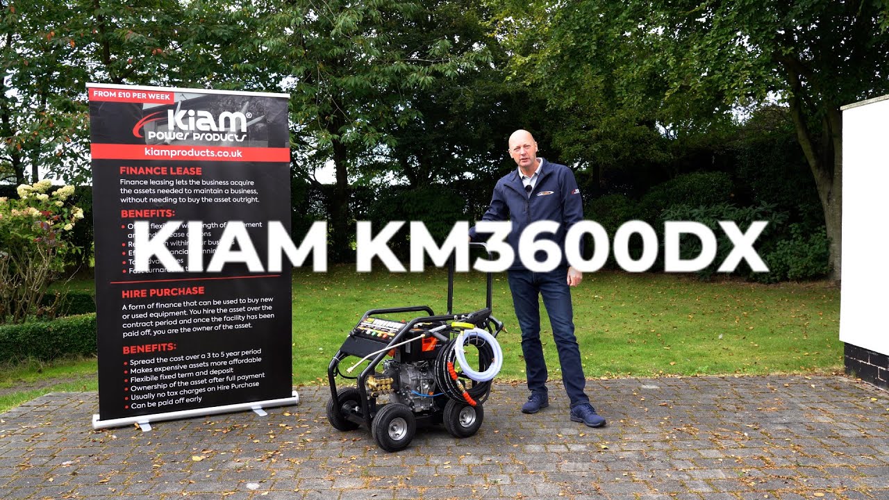Kiam KM3600DX Industrial Diesel Pressure Washer