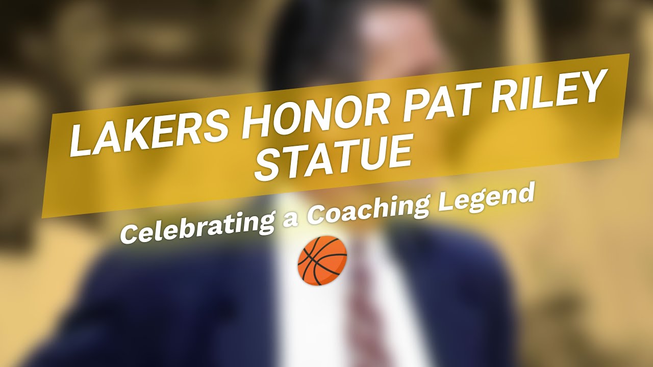 🏀 Lakers Honor Pat Riley with Statue!