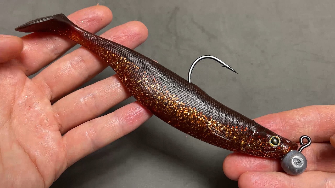 Strike Pro Tumbler Shad - Bait Rigging with a jig head Оснащення приманки джиг-головкою