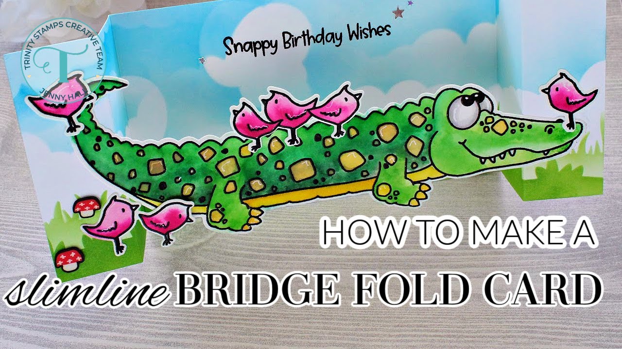 Slimline Bridge Fold Tutorial with Jenny Hall
