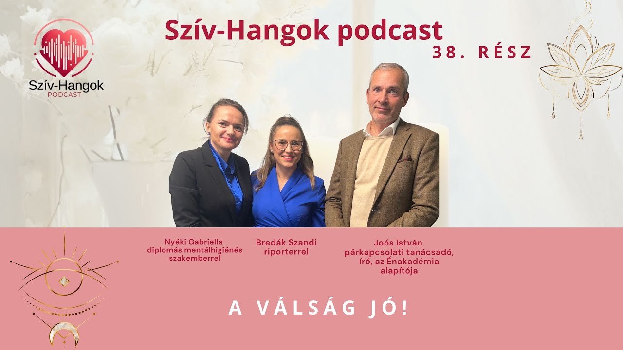 A válság jó! Vendég: Joós István párkapcsolati szakember, író, az ÉNAKADÉMIA atyja | Szív Hangok #38