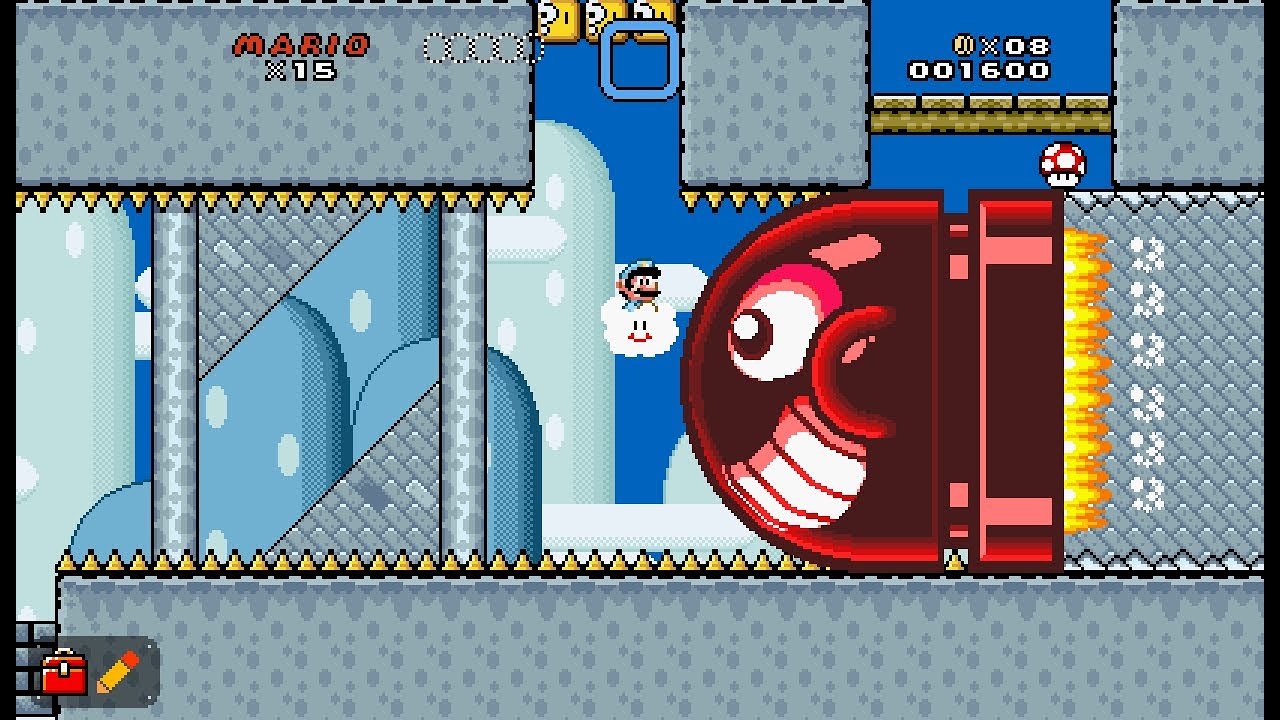 Super Mario Construct V8: Tea Time With Fluffy (By Luigibonus)
