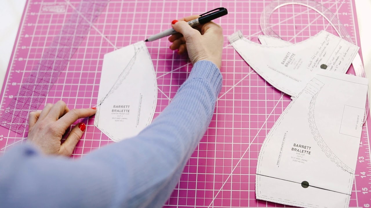 DIY LACE BRALETTE: Using Scallop Lace for the Barrett Bralette - Episode 3