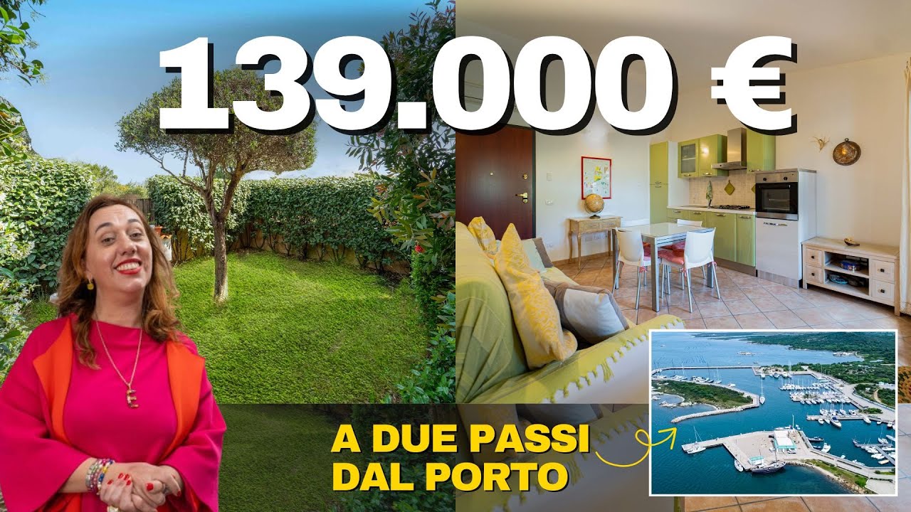 Appartamento con giardino a 100 metri dal porto di Olbia Mare!