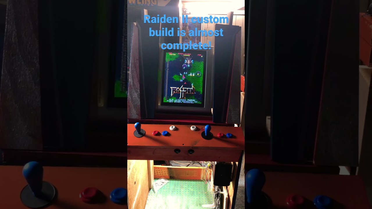 Raiden II Arcade Game Custom Cabinet Build teaser