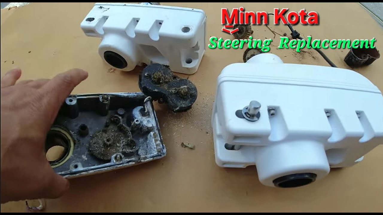 How to Replace the Minn Kota Steering motor replacement ,Minn Kota Gearbox