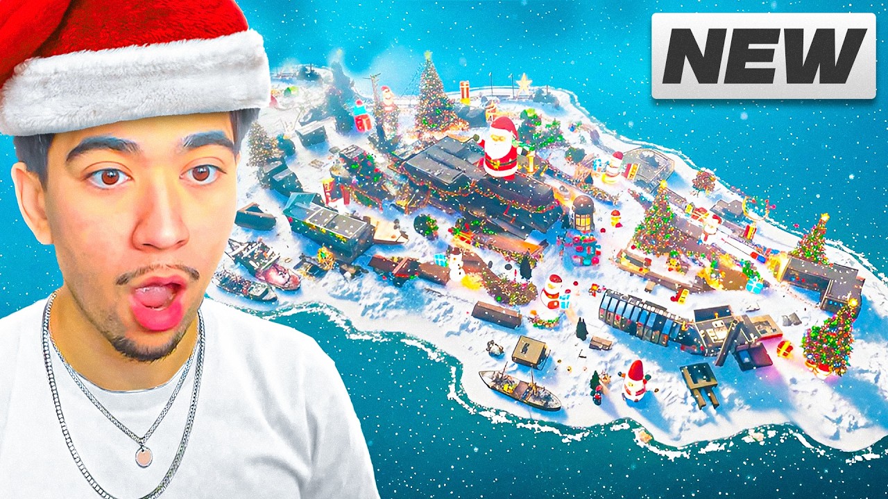 The NEW Christmas Rebirth Island is HERE & it's BEAUTIFUL 😍