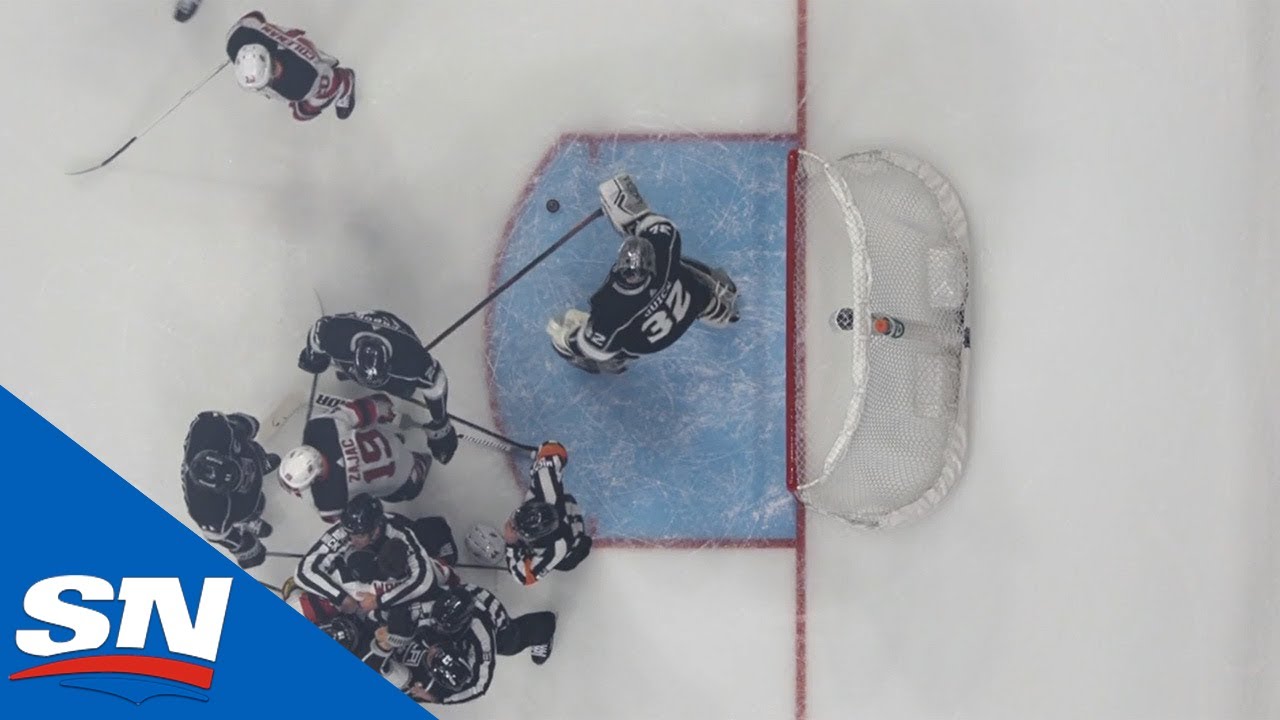 Jonathan Quick Loses Temper, Smashes Miles Wood's Stick