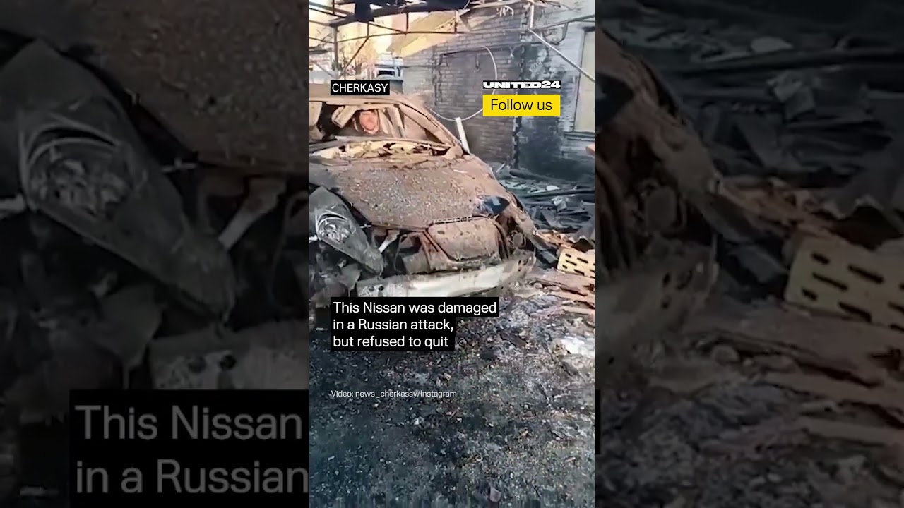 This Car is an Example of Resilience #warinukraine