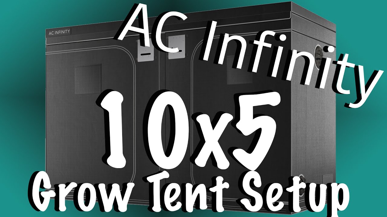 Установка палатки для выращивания растений AC INFINITY 10x5