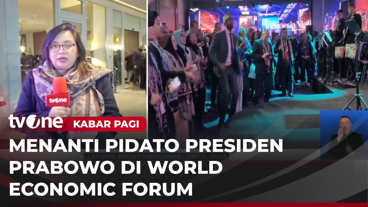 Presiden Prabiowo Akan Pidato di World Economic Forum di Davos, Swiss | Kabar Pagi
