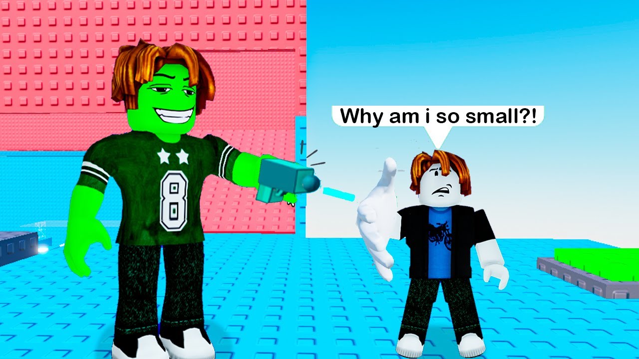 ROBLOX Slap Tower Смешные моменты (SHRINK RAY TOWER)