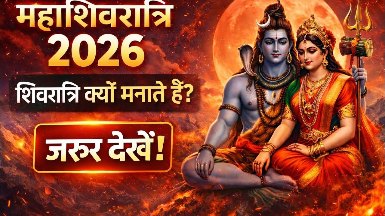 😨भारत में महाशिवरात्रि क्यों मनाते हैं, जानिए पूरी कहानी?|Mahashivratri 2026|India News #india 
