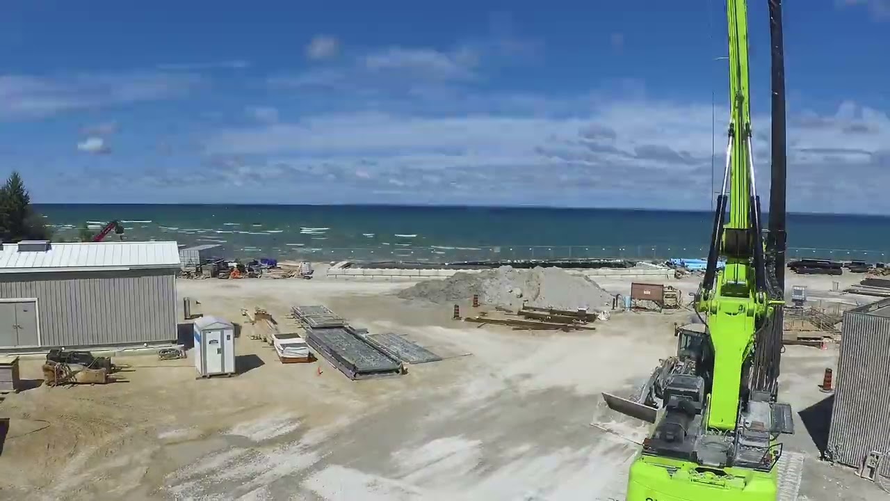 Town of Collingwood timelapse at the Water Treatment Plant expansion 2025