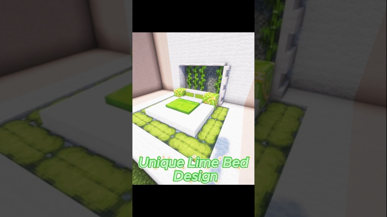Unikalny projekt ł&oacute;żka limonkowego #minecraft #szorty