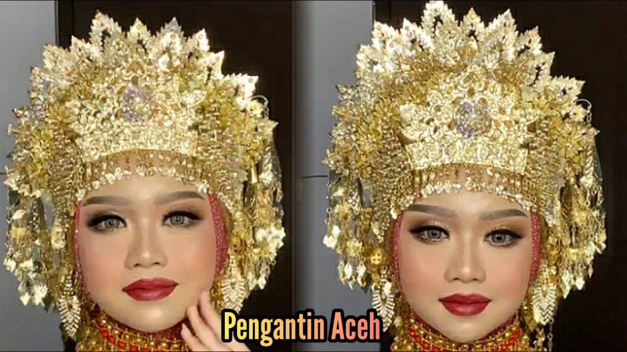 CARA PASANG AKSESORIS PENGANTIN ACEH TERBARU