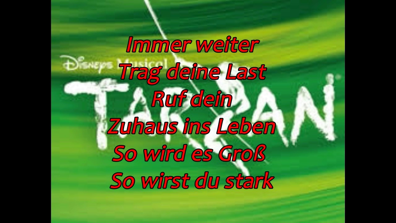 Tarzan Musical | Zwei Welten + Lyrics [Deutsch] | Lyrics Friends
