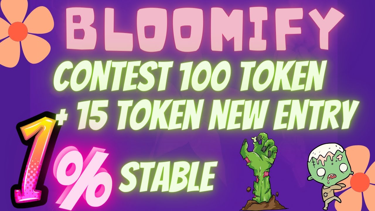 🌺🎉 BLOOMIFY  CONTEST 100 TOKEN 🎉🌺 #bloomify  #giveaway #dapp #roi #drip