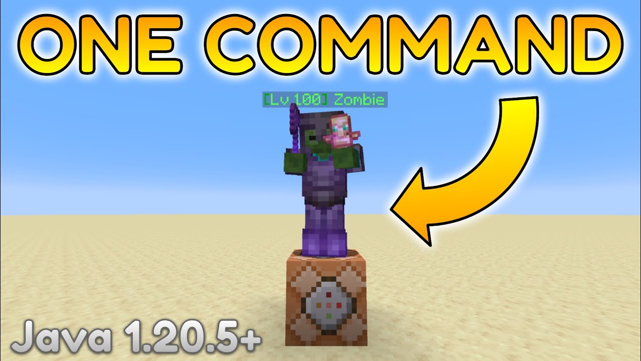 How to summon CUSTOM MOBS in Minecraft - (Minecraft Java Edition 1.13+)