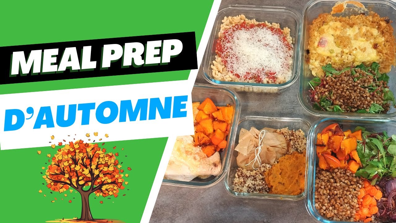 Meal Prep Complet et Facile | Spécial Novembre 🍁