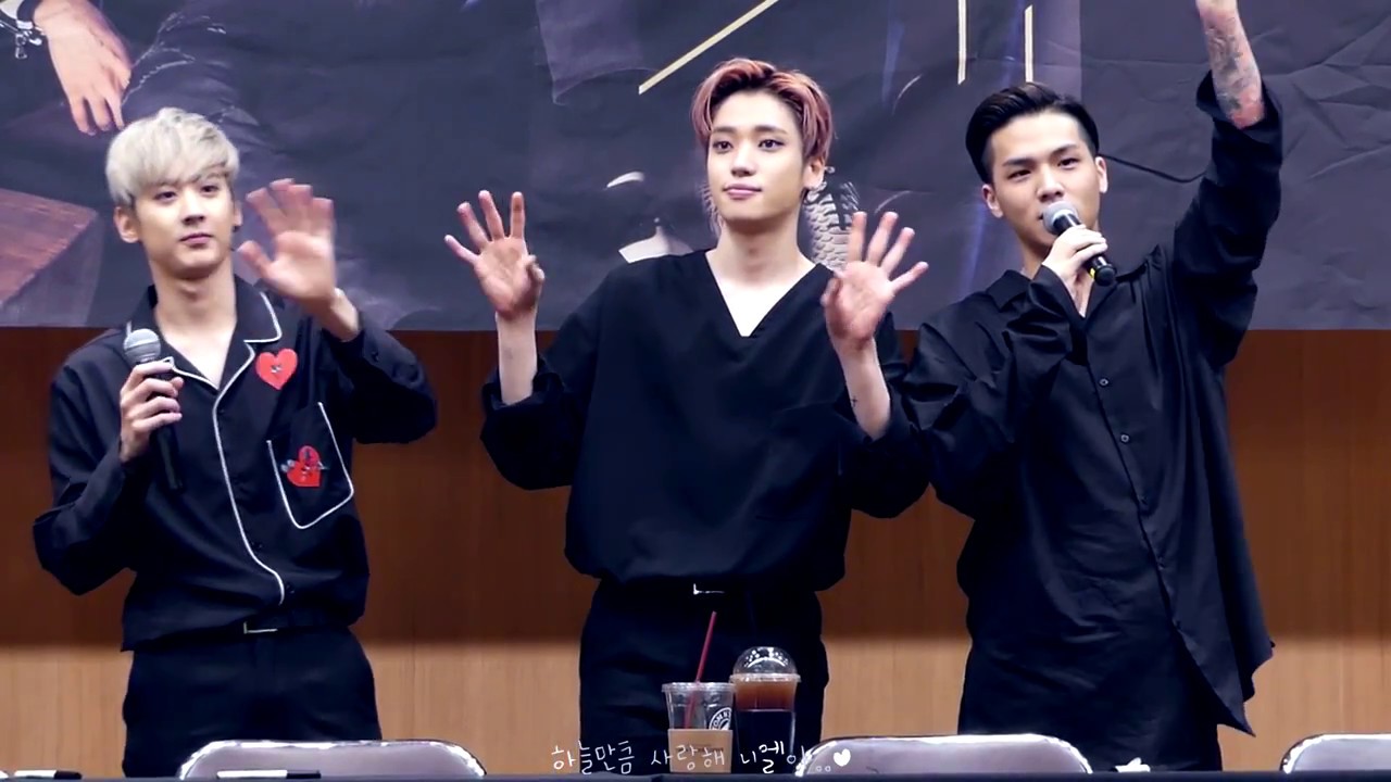 170430 목동 반디앤루니스 틴탑 팬사인회 끝인사
