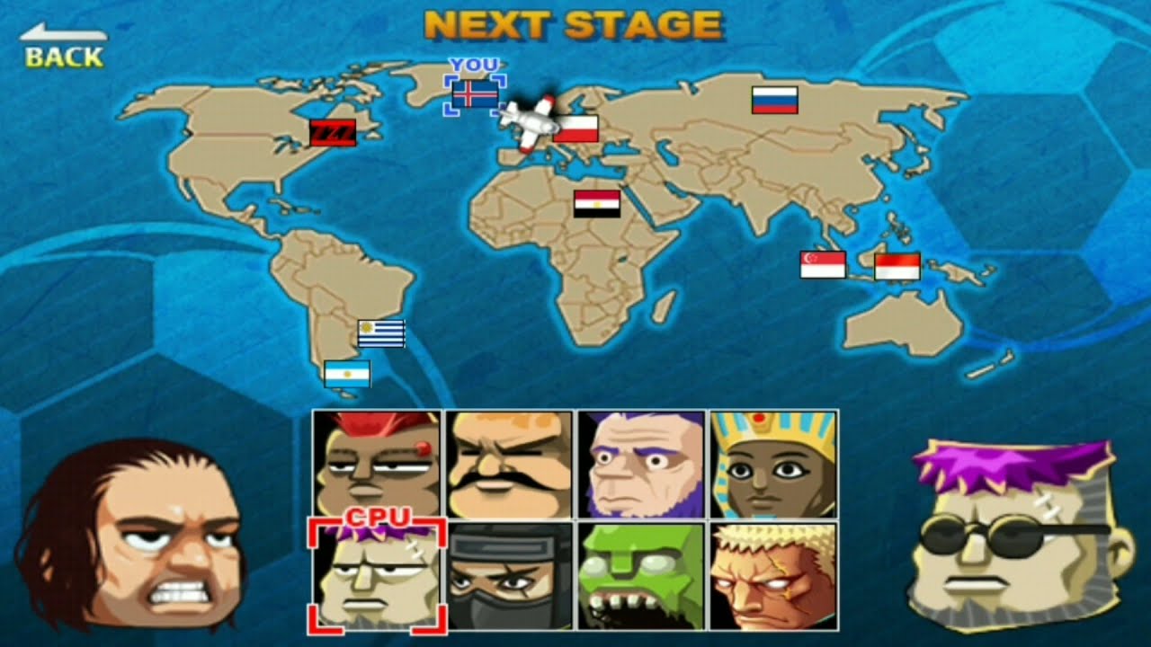 Head Soccer - Iceland (Fight Mode)