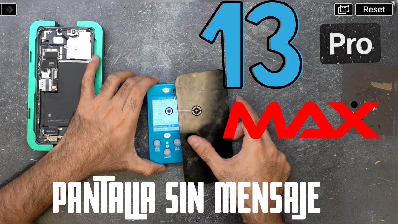 iPhone 13 Pro max cambio de pantalla sin mensaje