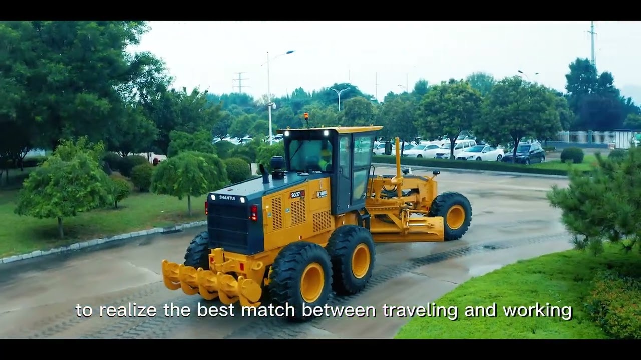 Shantui SG27-C5 - A self-propelled motor grader specially designed for mine working conditions.