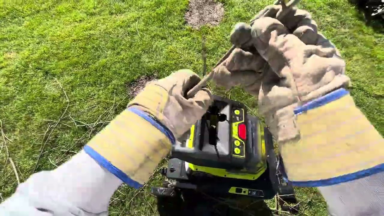 Ryobi kompostkværn på batteri