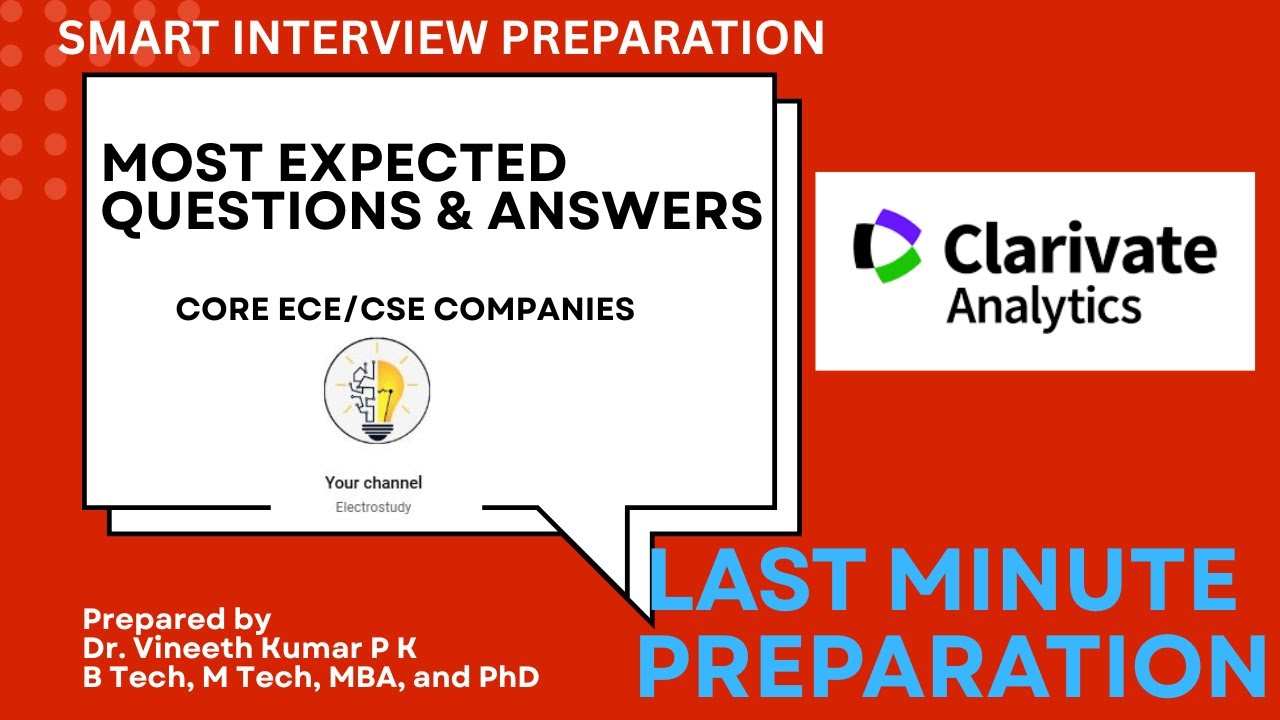 Clariative Analytics Interview Preparation | How to Prepare for Analytics Company Interviews ECE CSE