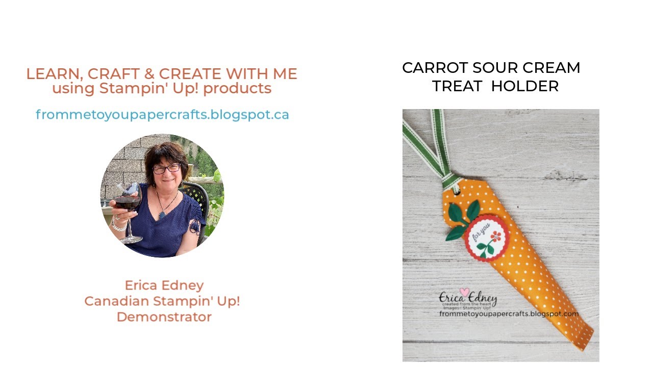 Carrot Sour Cream Treat Holder