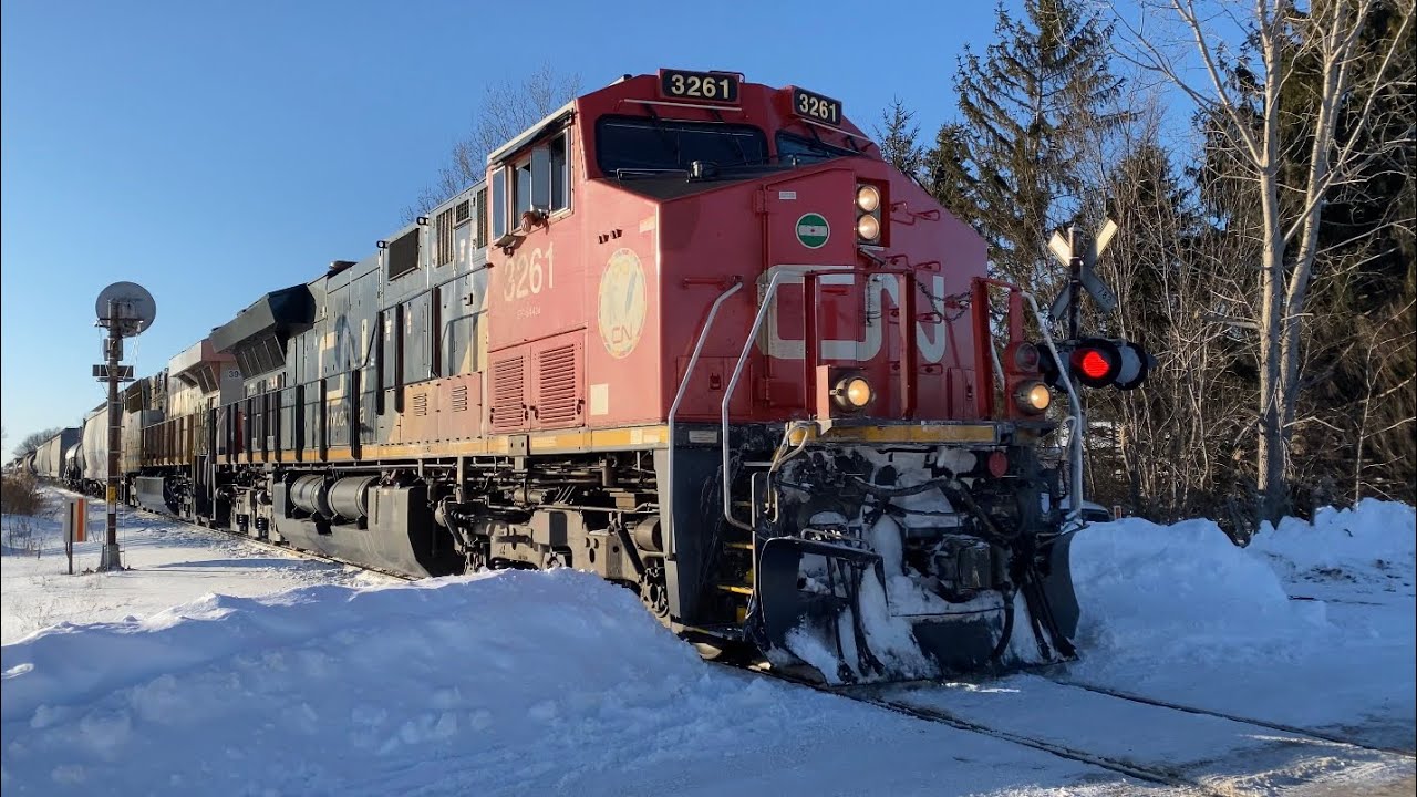 CN L531 with a EX CITI Rail GEVO trailing second and a nice horn 