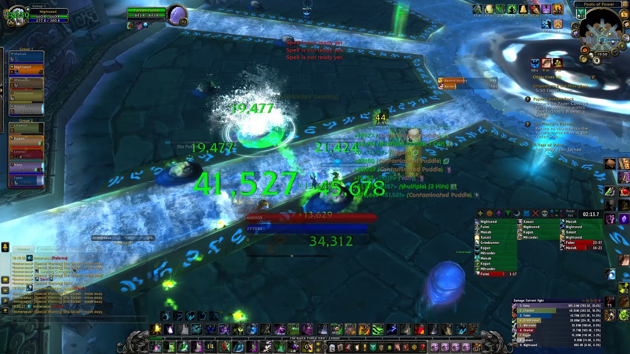 Tauri WoW - Nonsense Team 2 - Siege of Orgrimmar 10 Heroic - Immerseus - Restoration Druid POV