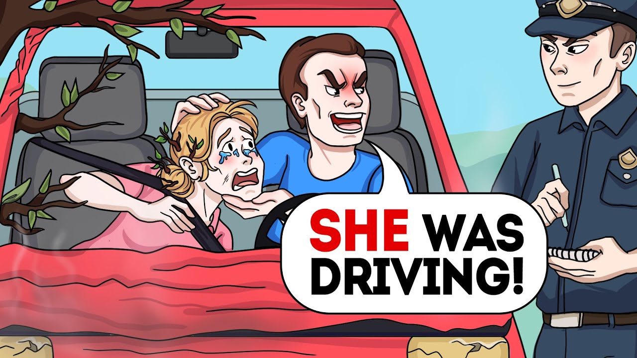 My husband put me unconscious behind the wheel