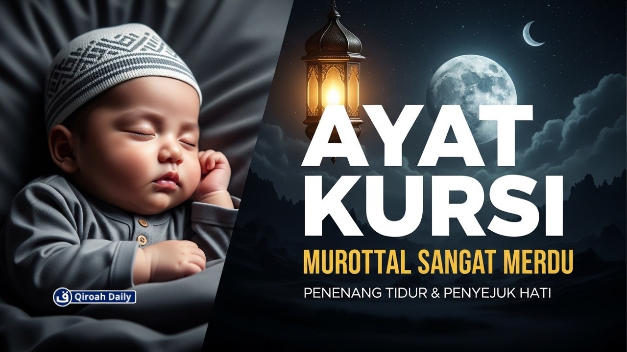 MUROTTAL PENGANTAR TIDUR | AYATUL KURSI اية الكرسي UNTUK PENGANTAR TIDUR REWEL, GELISAH JADI TENANG