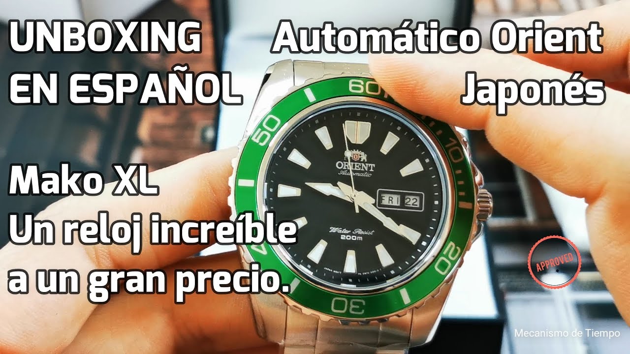 Unboxing en Español.. Orient Mako XL (Verde)