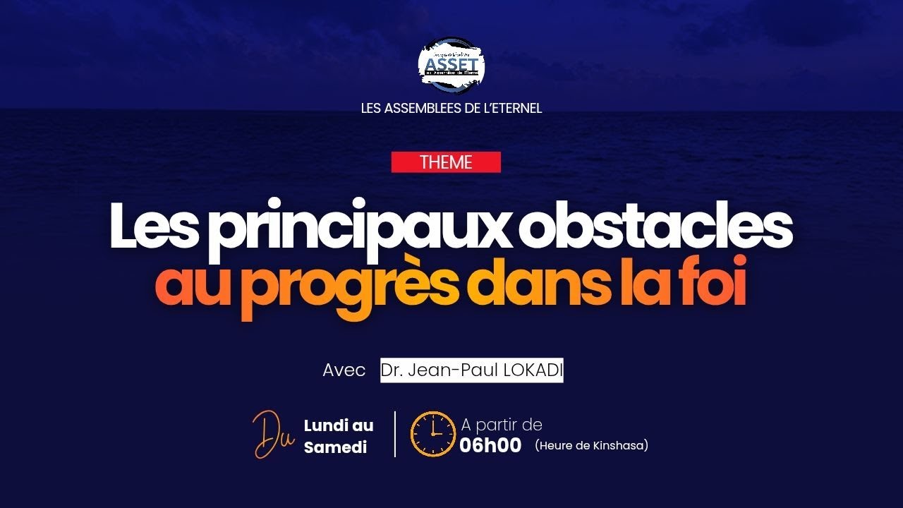 EXHORTATION MATINALE DU 13 FEVRIER 2026 AVEC VOTRE HUMBLE SERVITEUR LE DOCTEUR JEAN-PAUL LKD
