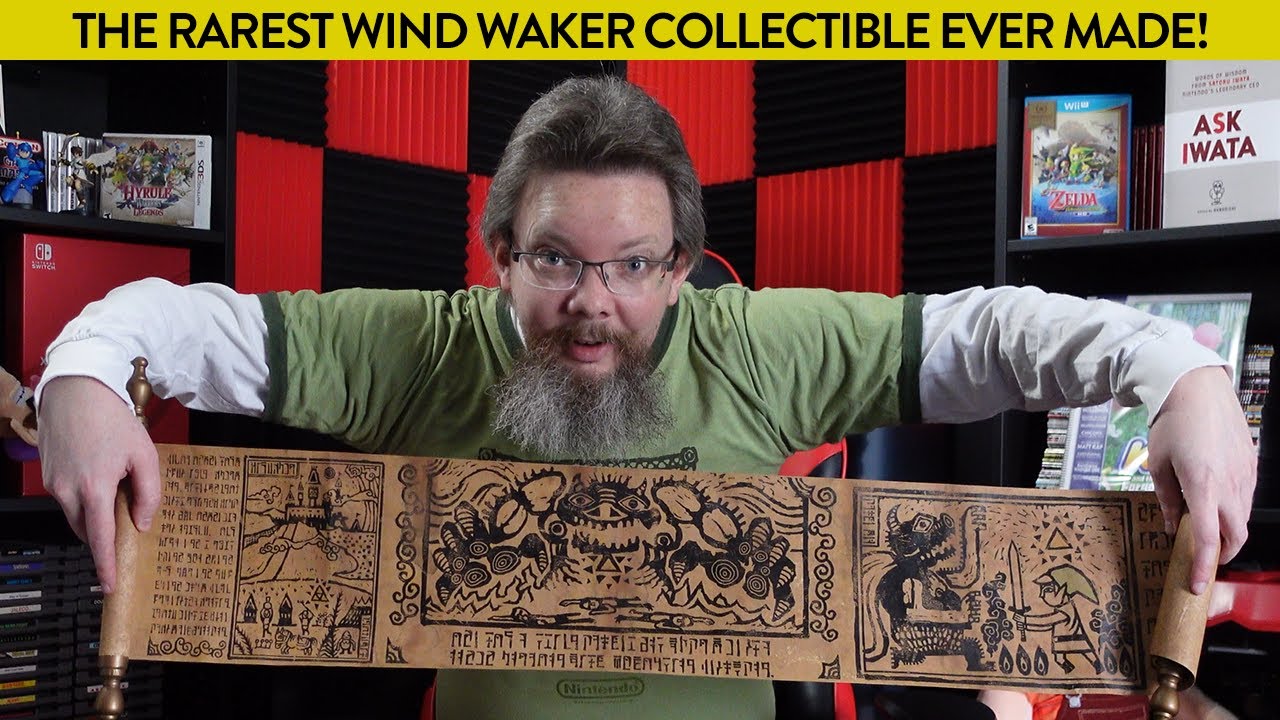 The Ultra Rare Wind Waker Promotional Scroll