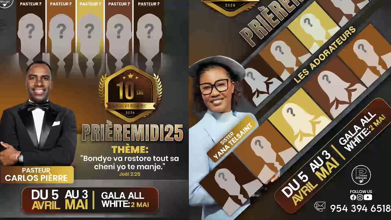 PART2 I BONDYE PAP BAY MANTI I 02/20/2026 I SUBSCRIBE I PASTEUR CARLOS PIÈRRE I#PRIÈREMIDI